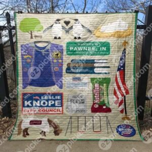 Leslie Knope Quilt Blanket Hn57  Quilt